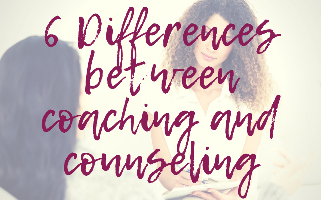 6 Differences Between Coaching and Counseling